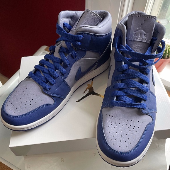 Nike Air Jordan Mid SE, W9, M7, Light Purple/Blue - Picture 5 of 6